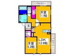 エスト山王の物件間取画像